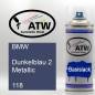 Preview: BMW, Dunkelblau 2 Metallic, 118: 400ml Sprühdose, von ATW Autoteile West.